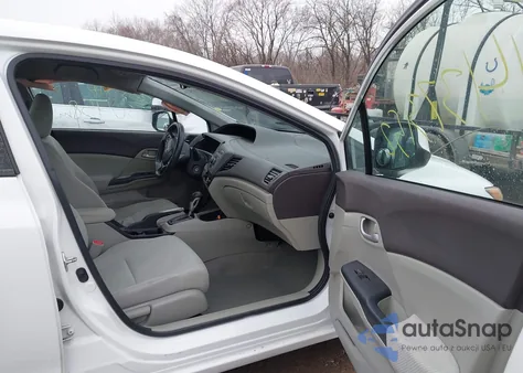 2012 Honda Civic Lx z USA, uszkodzony, nr VIN 19XFB2F57CE086258